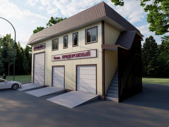 СТО из сэндвич-панелей