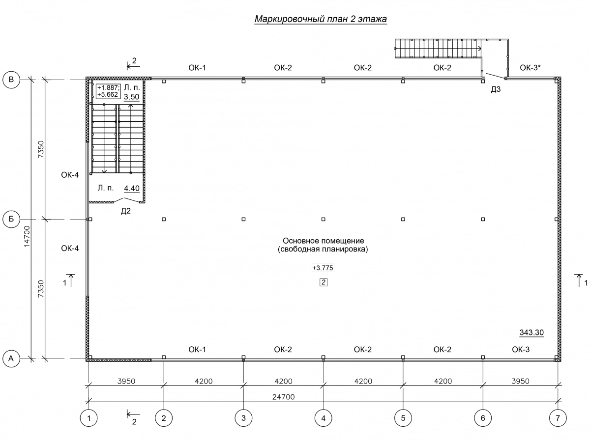 3D визуализация Школа искусств из сэндвич-панелей - фото 11