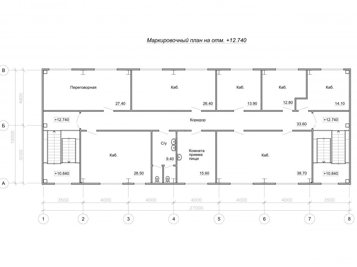 Планировка Административно-бытовой комплекс из сэндвич-панелей -  фото 8